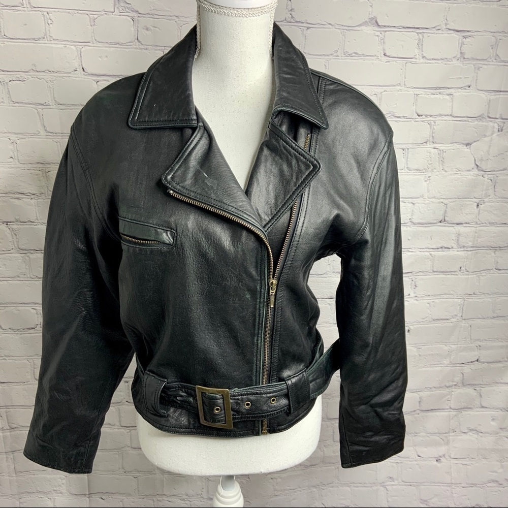 Preswick & Moore Leather Coat Small